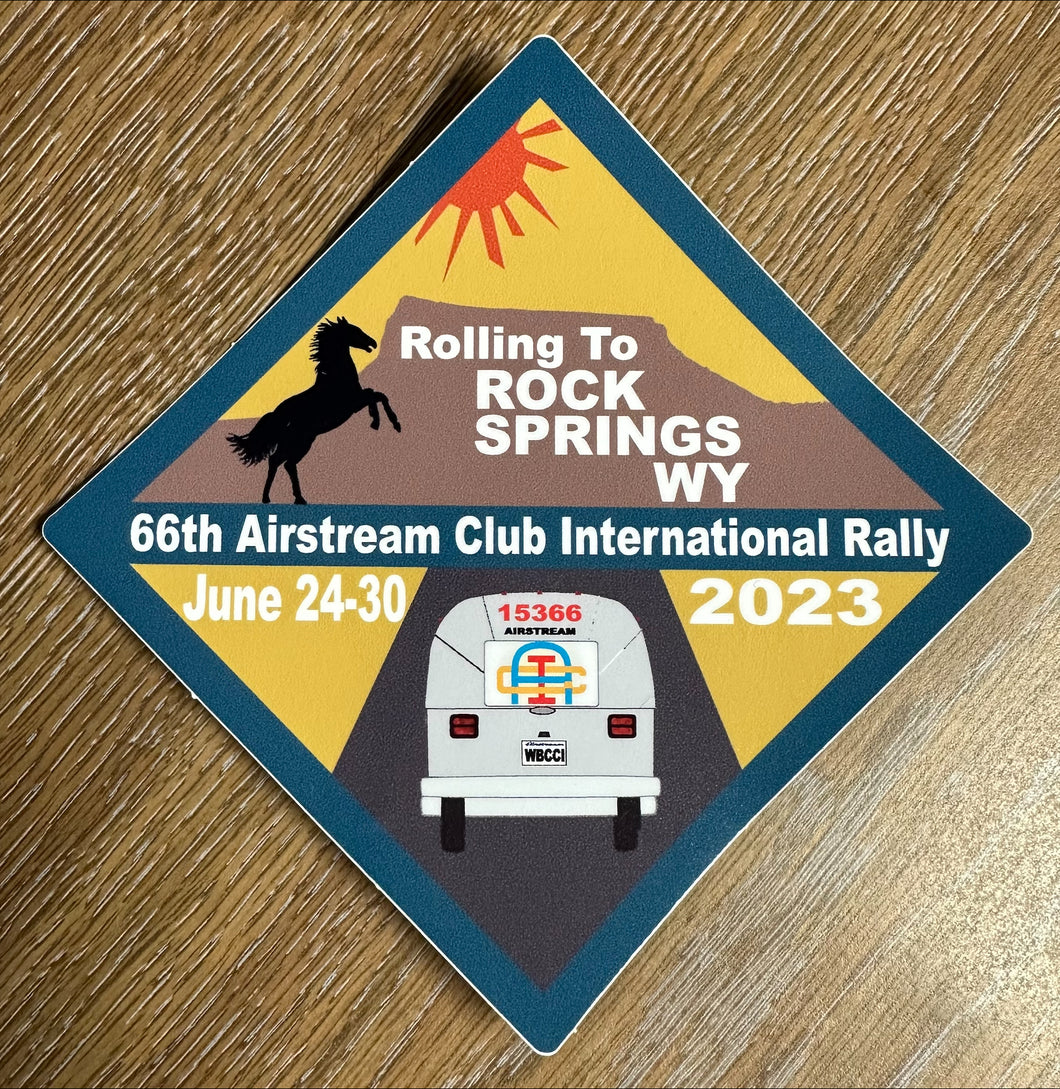 2023 International Rally Rock Springs Decal