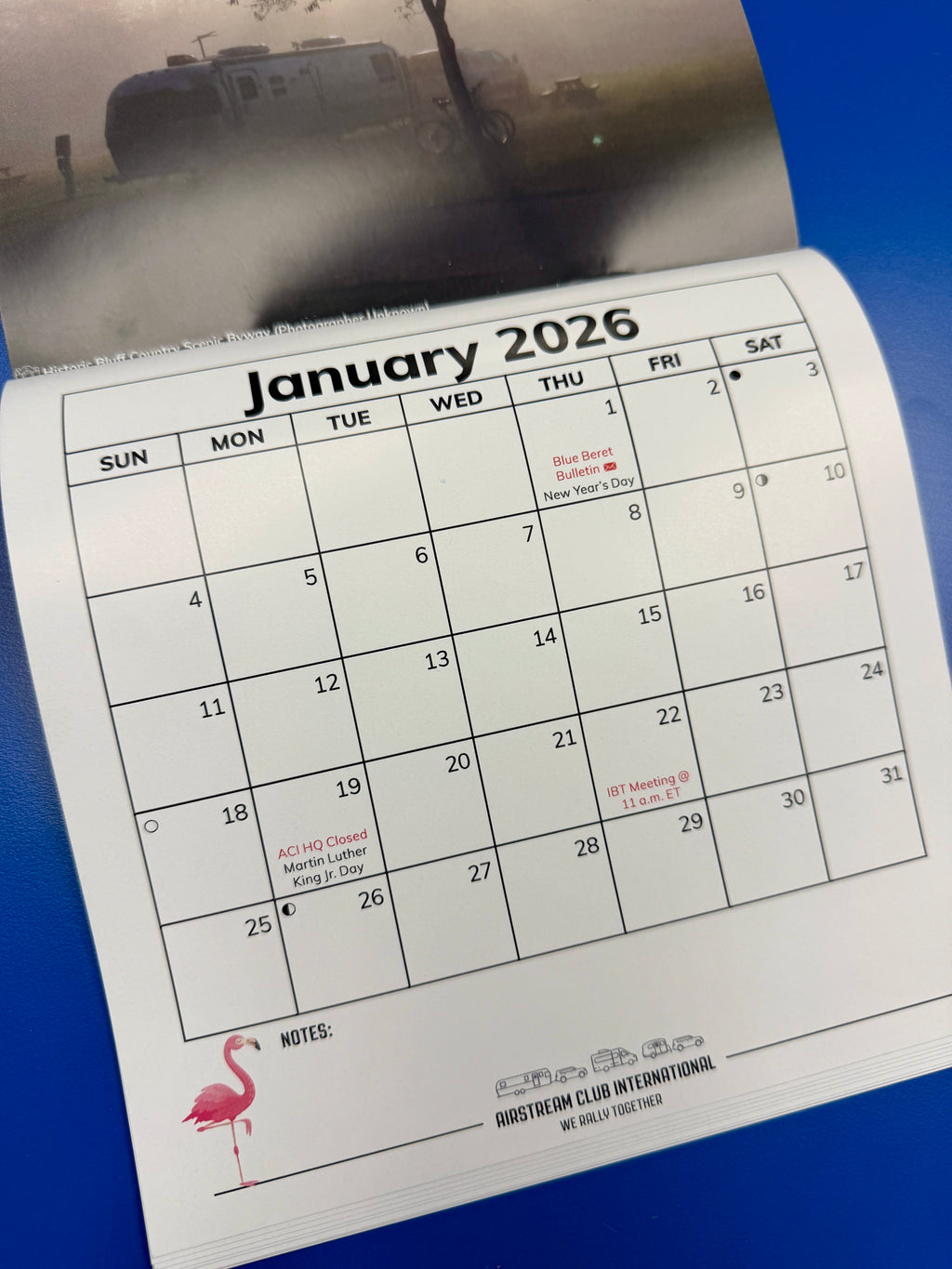 2026 ACI Mini Wall Calendar