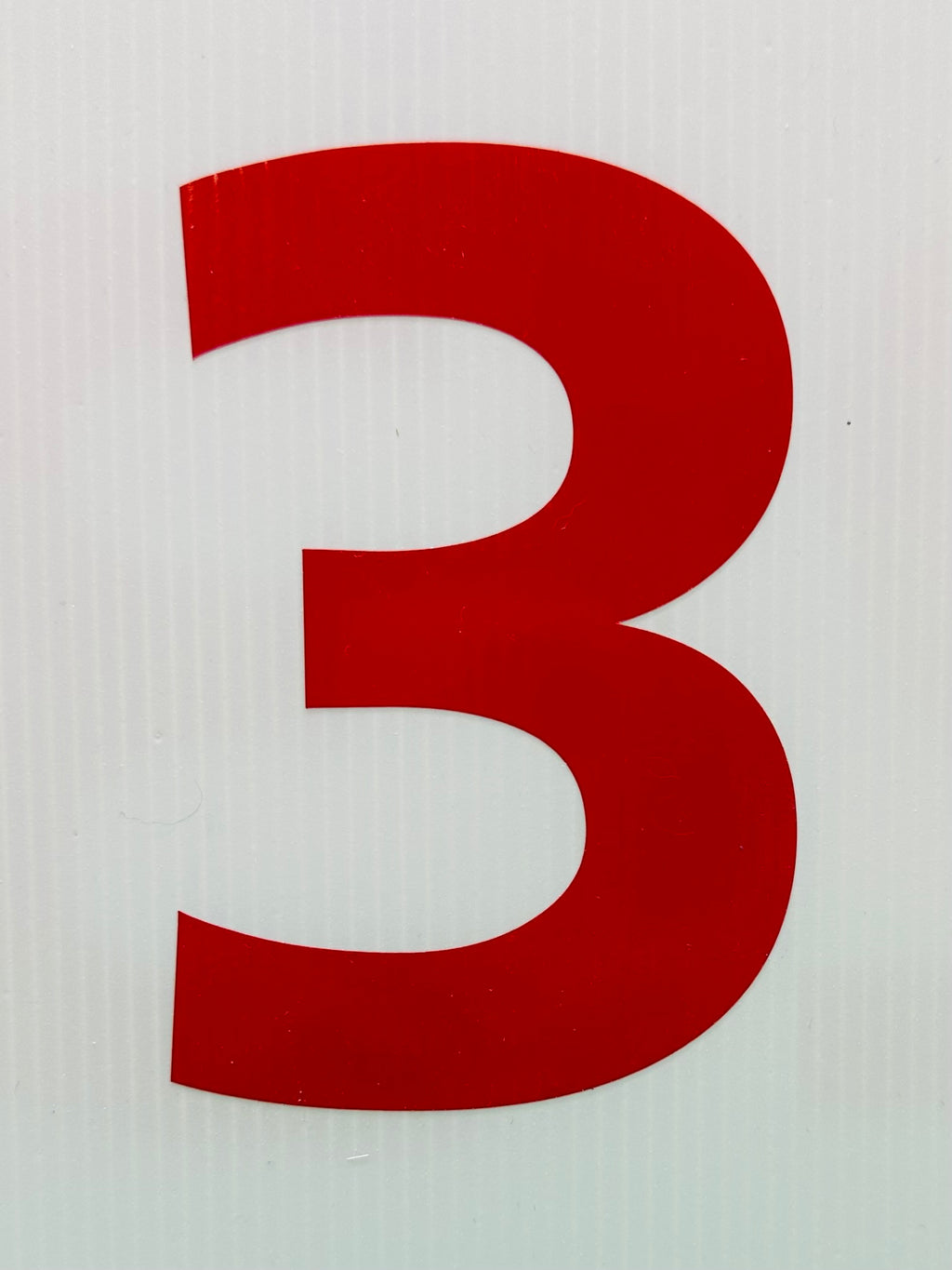 Single Big Red Numbers