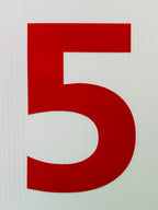 Single Big Red Numbers