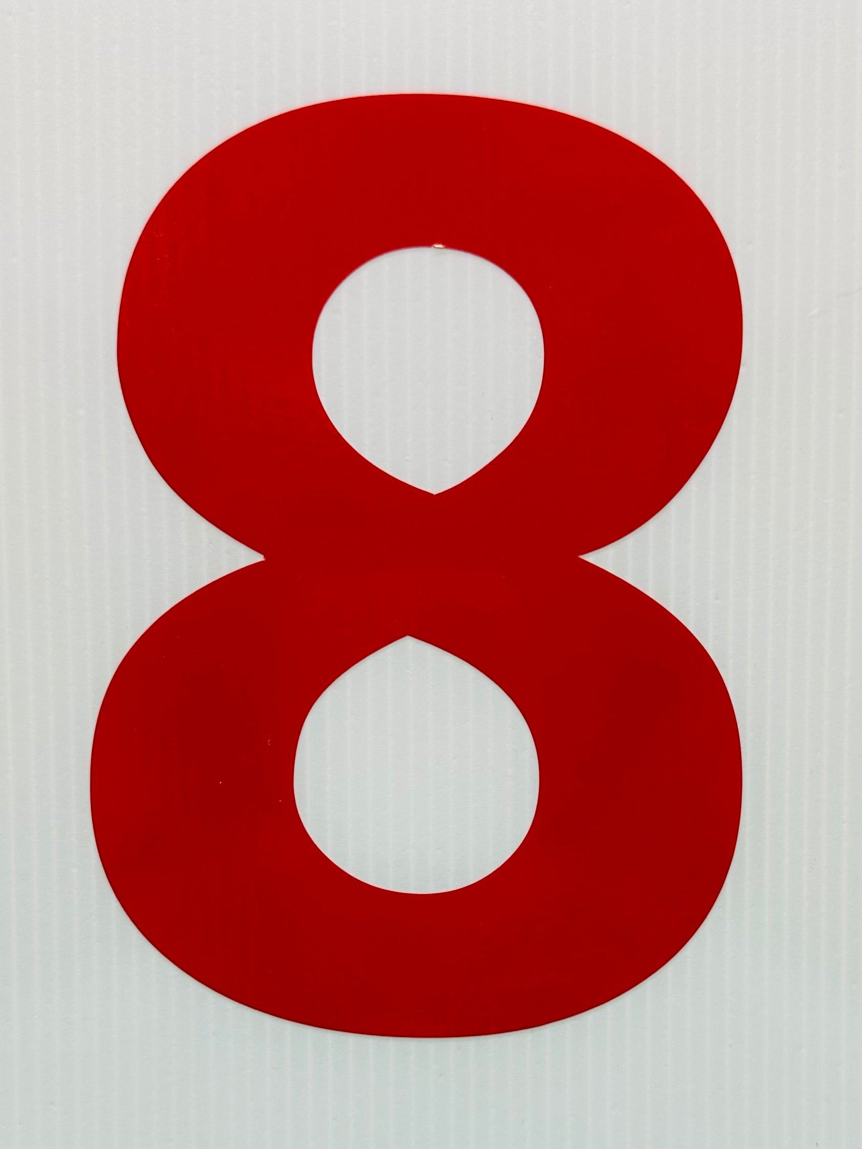 Single Big Red Numbers
