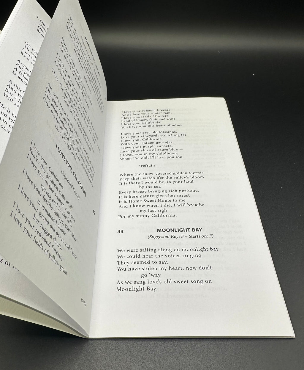 International Rally Song Book - Replica