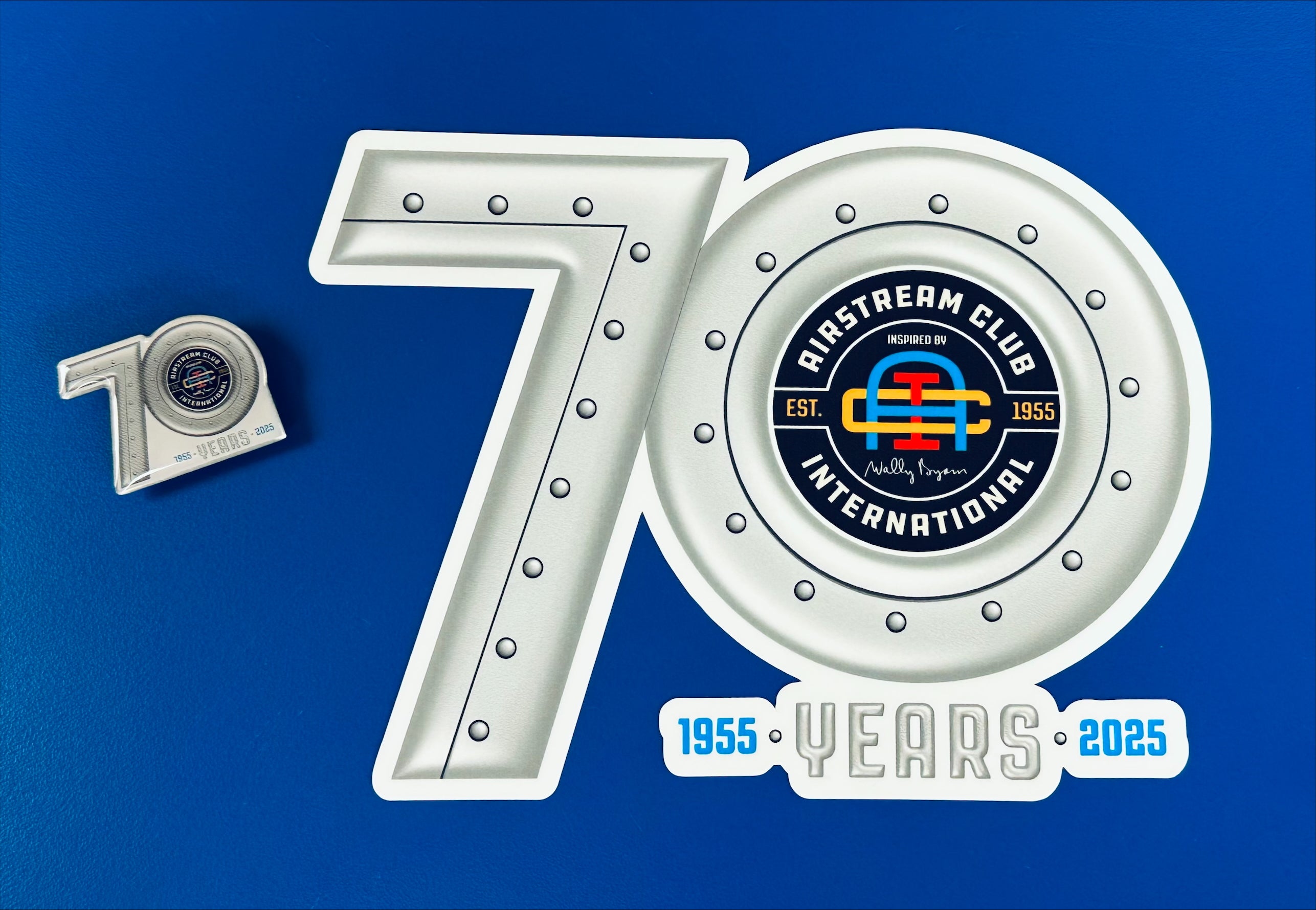 70th Anniversary Collector’s BUNDLE – Limited Edition Pin & Decal Set