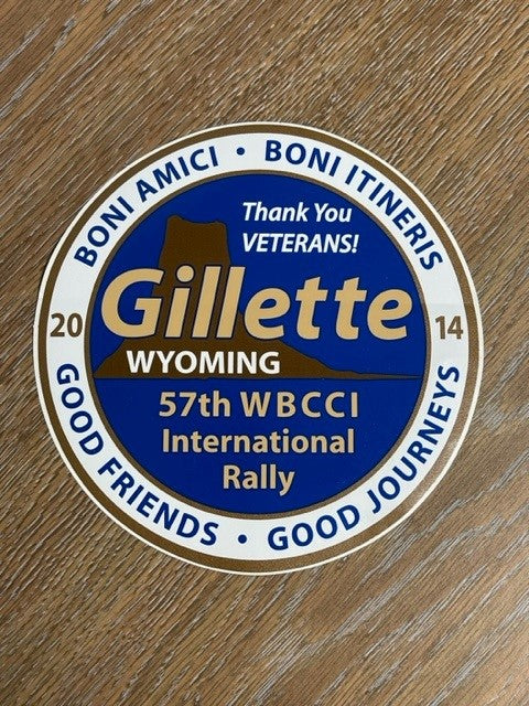 2014 International Rally Gillette Decal