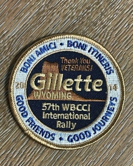 2014 International Rally Gillette Non-Heat Sealed Patch