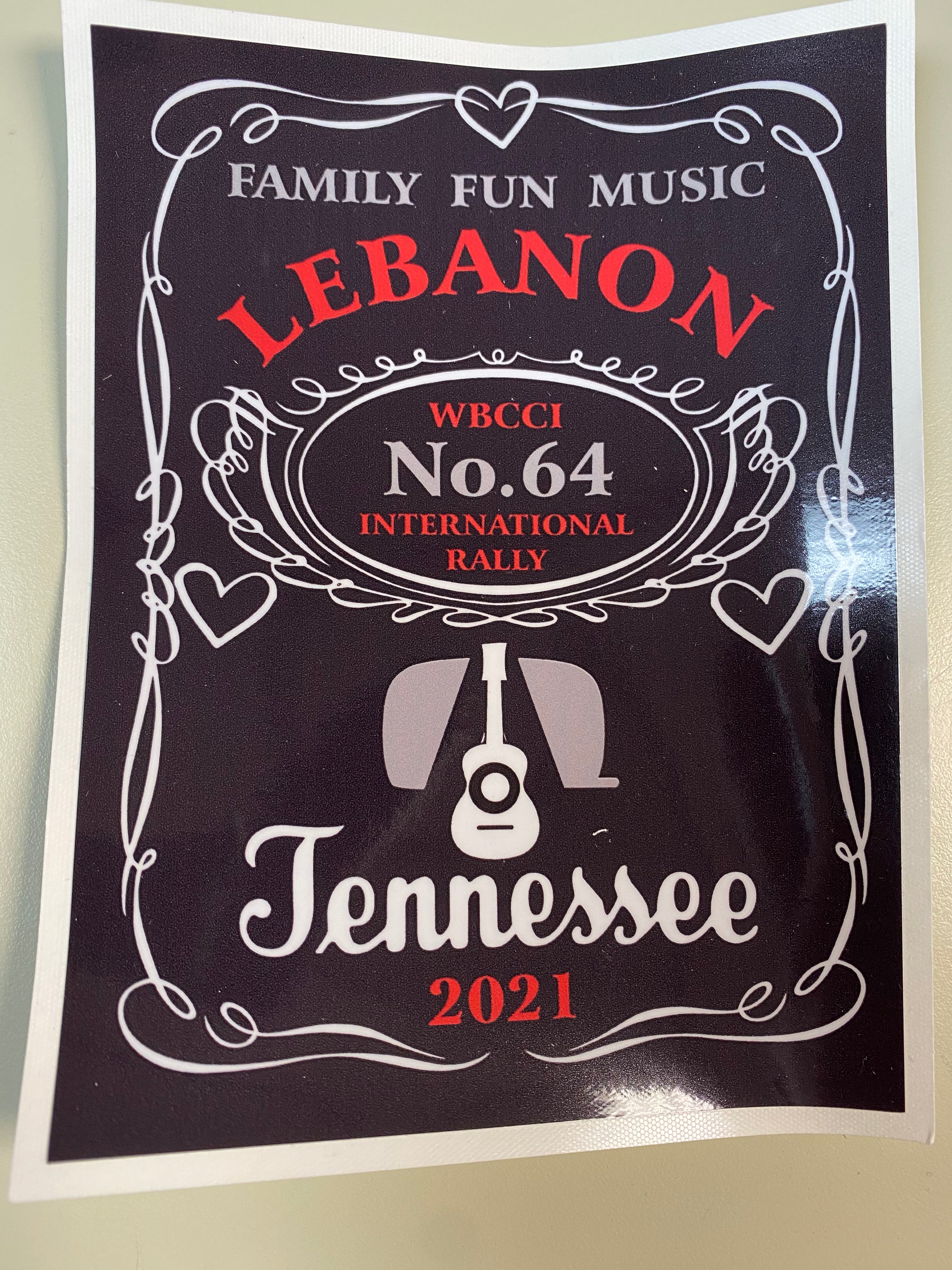 2021 International Rally Lebanon Decal