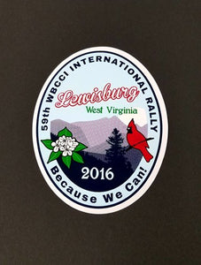 2016 International Rally Lewisburg Decal