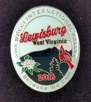 2016 International Rally Lewisburg Pin