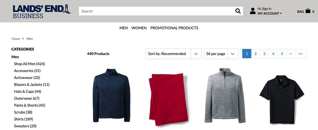 Mens Club Apparel from Lands' End